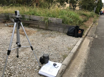 外構の現地調査