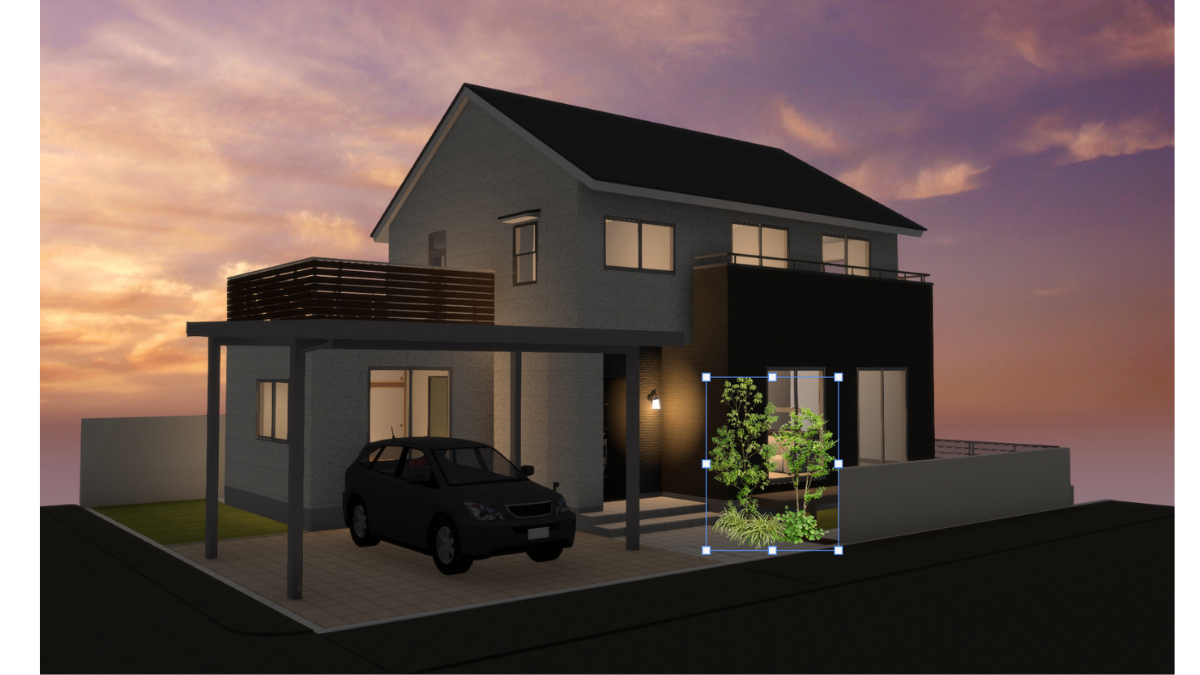 合成したばかりだと色味が浮いています