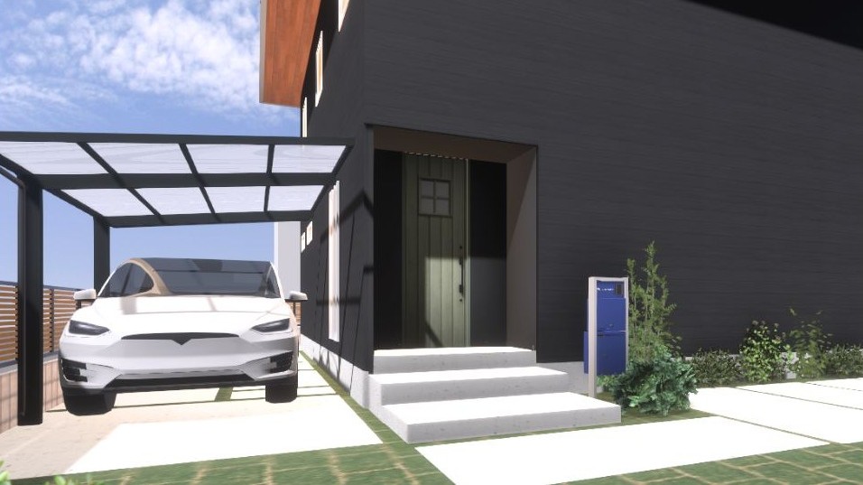 オープン外構のデザイン