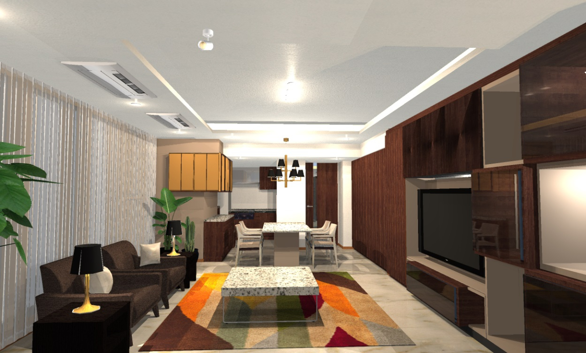 3Dを活用した空間パース