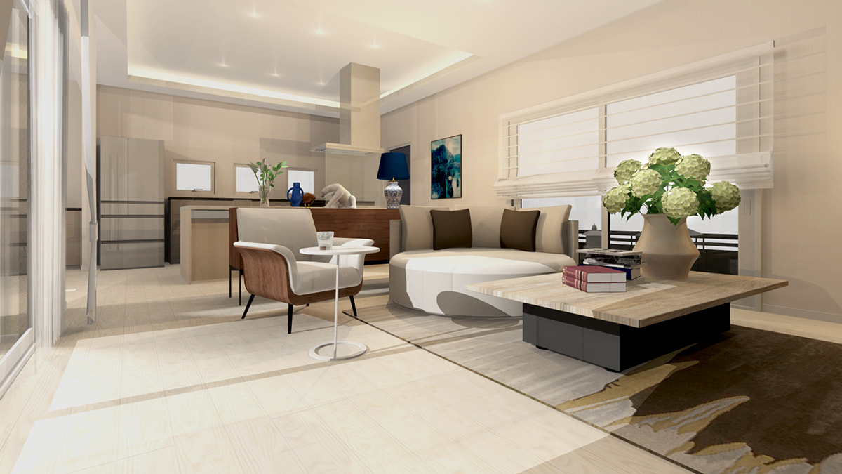 ノンブランドの3Dパーツを使ったパース図｜3Dデザイナーシリーズ